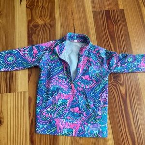girls lily pulitzer quarter zip